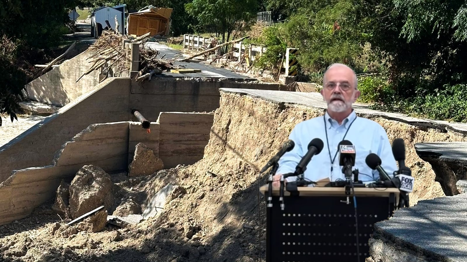 No FEMA, Just Fault Lines Under Joe Herring's Wrecked Bridges