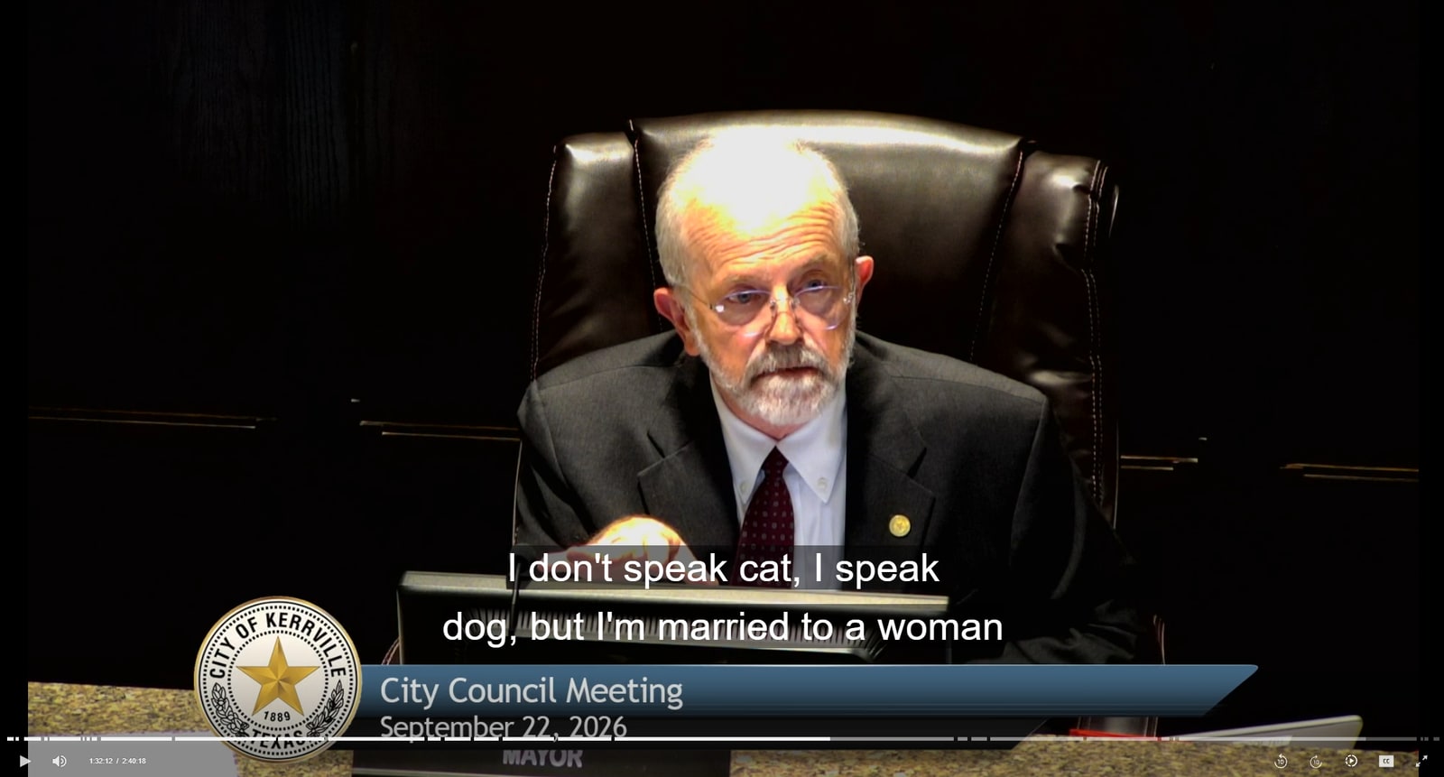 City of Kerrville - Mayor Herring's confession