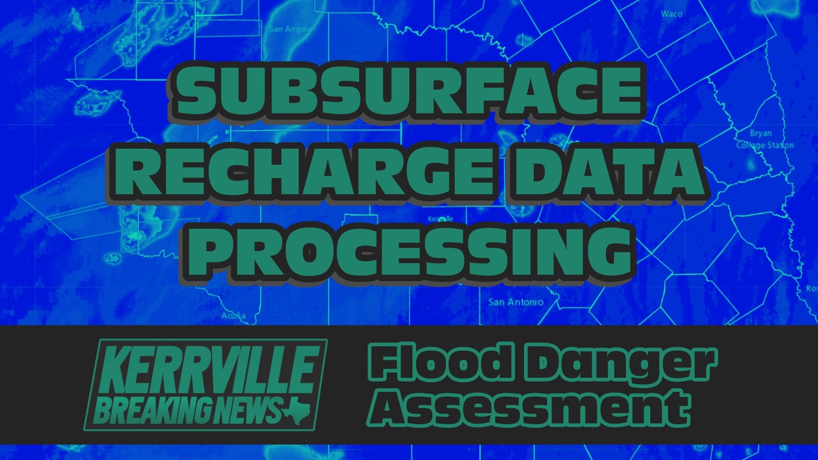 KBN Flood Danger Assessment: River Is Cycling Through The Subsurface